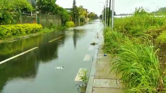 Accumulation d’eau : la route Berthaud en direction de La Louise fermée à la circulation