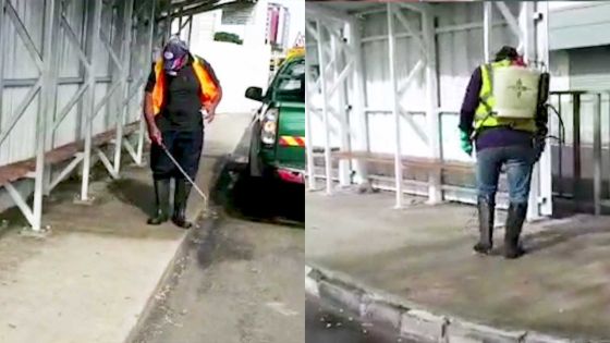 Port-Louis : Les gares et les arrêts d’autobus désinfectés