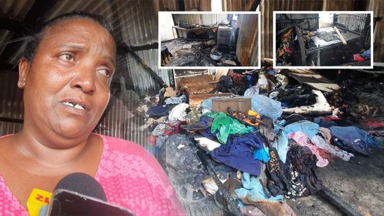 Petite-Rivière : la maison de Géraldine Joseph ravagée par un incendie le jour de Noël