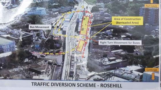 Metro Express : nouvelle configuration à la gare de Rose-Hill 