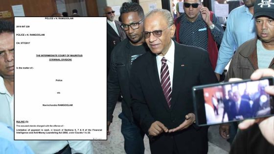 [DOCUMENT] A lire l’intégralité du «ruling» de la Cour intermédiaire dans l’affaire des coffres-forts de Navin Ramgoolam