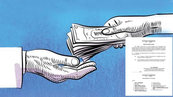 Political Financing Bill : une copie presque conforme de la version rejetée en 2019