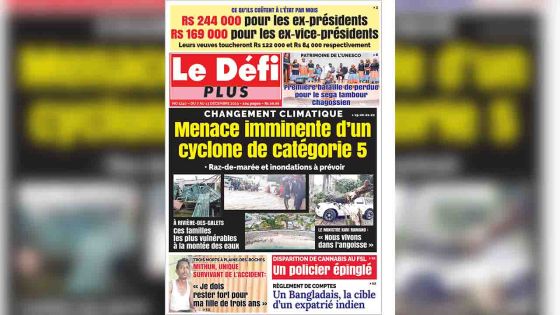 Voici la Une du Défi Plus de ce samedi 07 décembre 2019