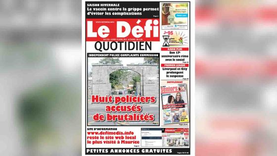 Voici la Une du Defi Quotidien de ce lundi 15 avril 2019