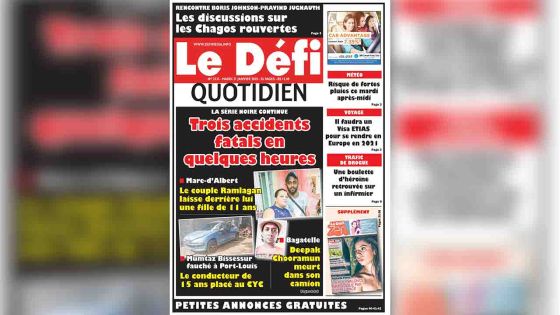 Voici la Une du Défi Quotidien de ce mardi 21 janvier 2020