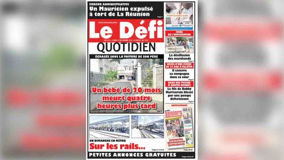 Voici la Une du Défi Quotidien de ce lundi 23 décembre 2019