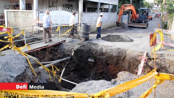 Divers travaux de drains en cours de réalisation