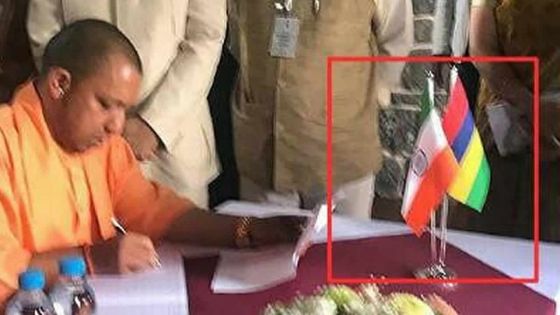  Drapeau indien placé à l'envers : Pravind Jugnauth ordonne une enquête 