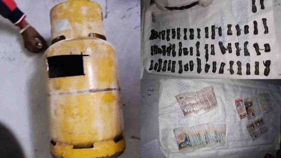 De la drogue synthétique découverte... dans une bonbonne de gaz ménager