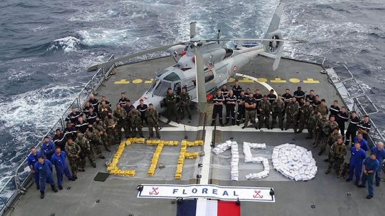 Le Floréal intercepte 523 kg de métamphétamine et une tonne de cannabis