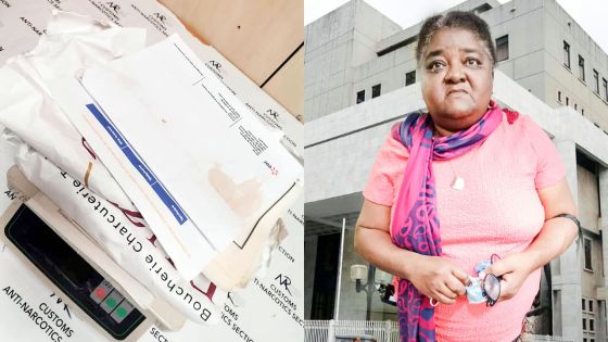 Saisie de Rs 8 millions de papier imbibé de drogue : une passeuse de 58 ans se défend et incrimine une nièce 