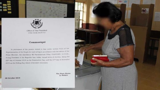 Législatives 2019 : les  Writs of Election émis dans la soirée 