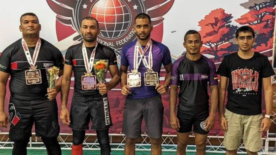 Championnats du monde de Jiu-jitsu brésilien au Japon : 4 médailles pour Maurice ce jeudi 