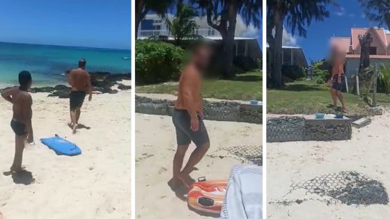 Une Franco-Mauricienne repoussée sur la plage de Pointe-aux-Canonniers
