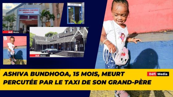 Ashiva Bundhooa, 15 mois, meurt percutée par le taxi de son grand-père : «Elle était une petite fille joviale» confie son oncle