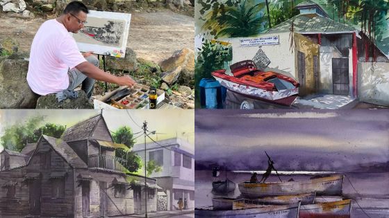 Faizal Dilloo: sa vie en aquarelle