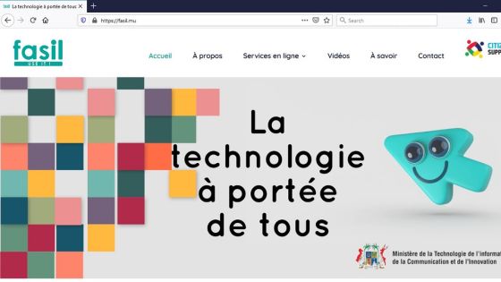fasil.mu : Un nouveau site internet pour les services gouvernementaux