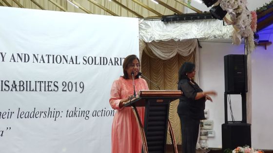 Le paiement de la pension d’invalidité a débuté plus tôt que prévu indique Fazila Jeewa-Daureeawoo