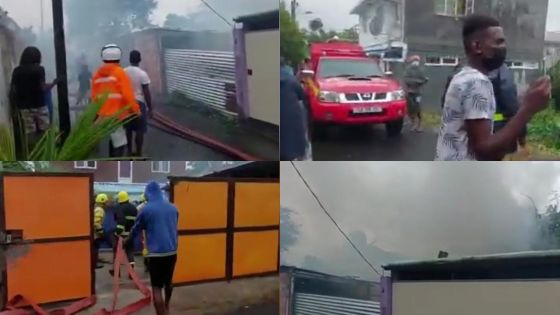 Résidence La Chaux : Une maison en amiante prend feu