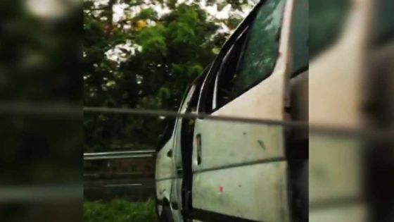 Pamplemousses : une fourgonnette fait une sortie de route