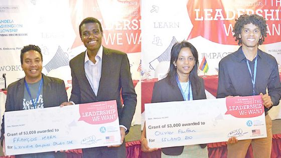 US Embassy grants $ 3,000 to François Mark and Oliver Fanfan