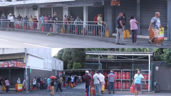 [En images] Quatre-Bornes : une file d'attente pour acheter du gaz ménager