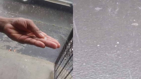 Météo : pluies de grêle sur Rose-Hill et Quatre-Bornes 
