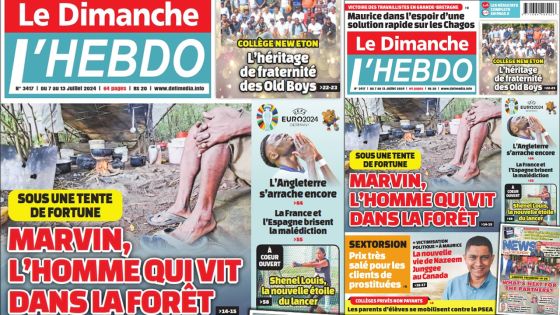 Voici la Une de Le Dimanche/L'Hebdo de ce Dimanche 07 Juillet 2024