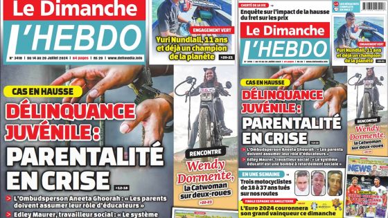 Voici la Une de Le Dimanche/L'Hebdo de ce Dimanche 14 Juillet 2024