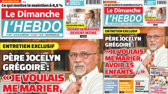 Voici la Une de Le Dimanche/L'Hebdo de ce Dimanche 10 Août 2025