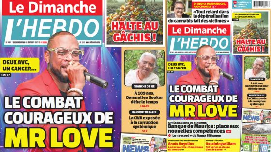 Voici la Une de Le Dimanche/L'Hebdo de ce Dimanche 28 Septembre 2025