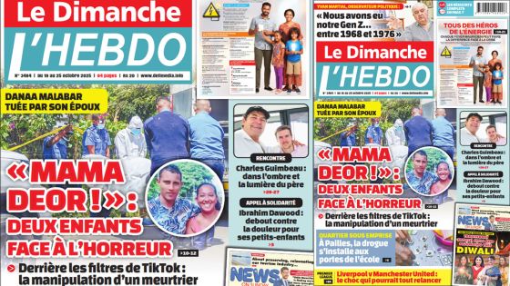 Voici la Une de Le Dimanche/L'Hebdo de ce Dimanche 19 Octobre 2025