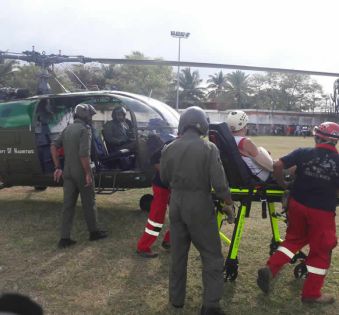 Dodo Trail : le Chetak porte secours à un participant réunionnais 