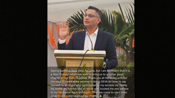 Le ministre Hurdoyal parle d'erreur après ses publications sur WhatsApp