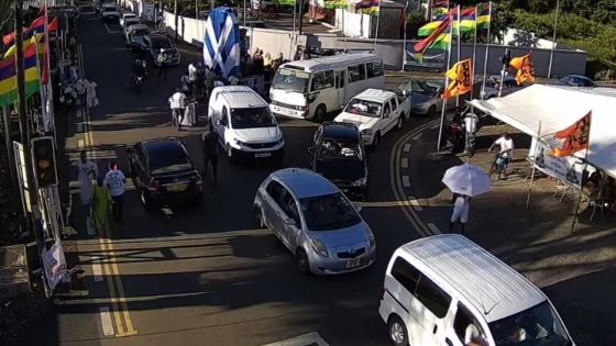 Maha Shivaratri : gros ralentissement à la hauteur de La Marie et La Brasserie