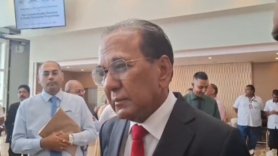 Maladies non transmissibles : le ministre Anil Bachoo annonce qu'une campagne de dépistage précoce sera bientôt lancée