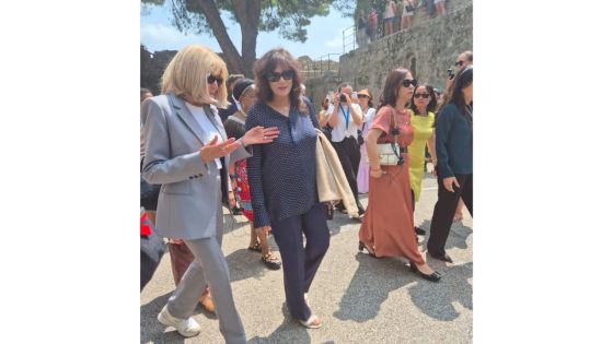 [En images] Nice : Veena Ramgoolam au Spouse Programme organisé par Brigitte Macron