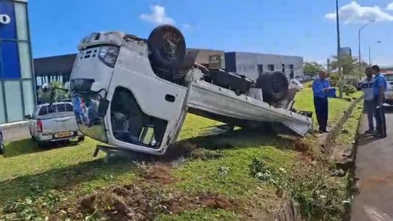 Accident sur l’autoroute près du pont Colville à Montagne-Ory
