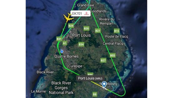 Mauvais temps : difficultés à l’atterrissage pour un avion d’Emirates