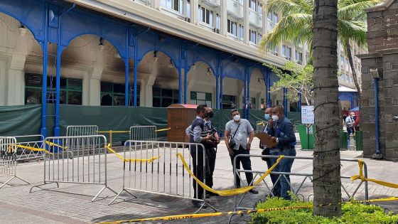 Incendie au Craft Market de Caudan : la police fait un premier constat