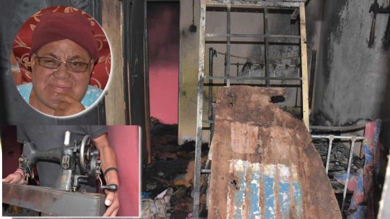 Incendie - Yolande, 80 ans : «Mo finn perdi sel souvenir ki mo ti ena de mo papa»