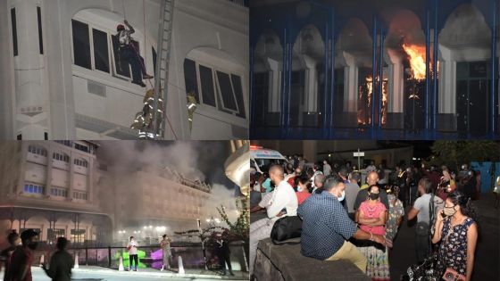 Incendie au Caudan : les trois personnes prises au piège secourues 