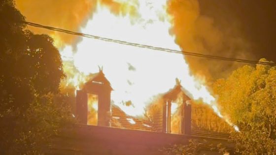 Port-Louis : Incendie dans une maison coloniale inoccupée