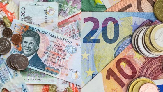 La roupie perd 5,2 % face à l’euro