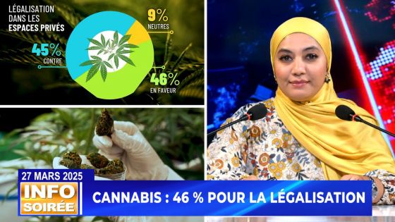 [Info Soirée] : « Cannabis : 46 % pour la légalisation »