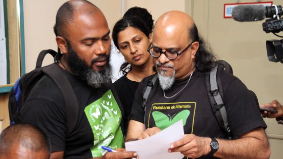 Plainte de Rezistans ek Alternativ : séance spéciale en Cour suprême aujourd’hui