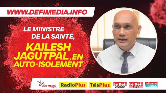 Covid-19 : le ministre Jagutpal en auto-isolement, sa secrétaire testée positive