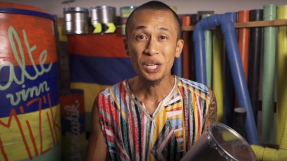 En temps de confinement : fabriquez un tambour à partir de déchets avec Kan Chan Kin