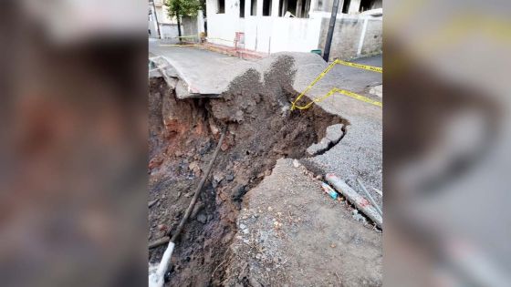 La Butte : robinets à sec à la rue Tank Wen cet après-midi