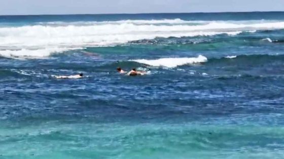 Roches-Noires : trois jeunes sur leur planche à surf font fi des consignes